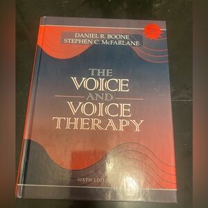 The voice snd voice therapy TEXTBOOK